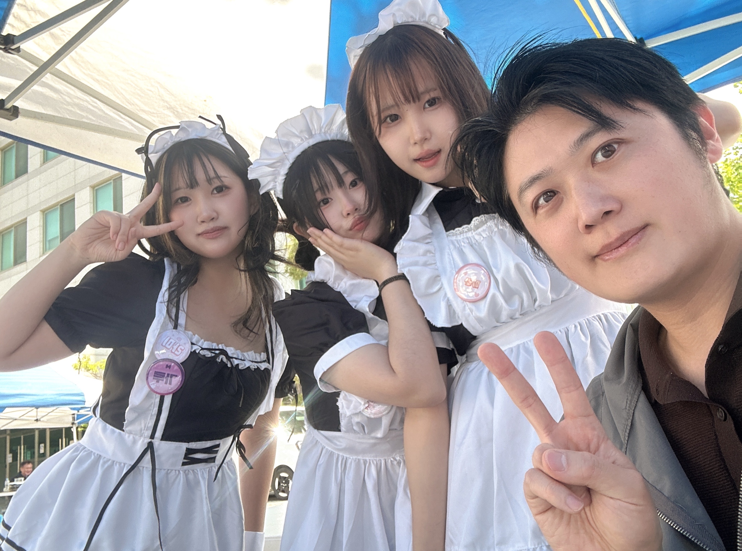 만화웹툰과 우송정보대 축제 최초 참전! 종목은 메이드 카페?
